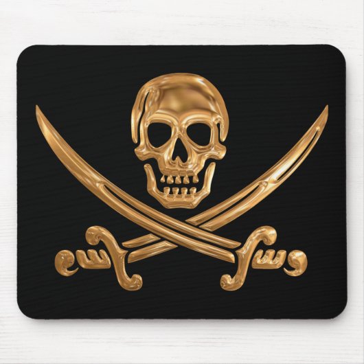 Piratenflagge Mousepad (Vorne)