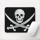 Piratenflagge Mousepad (Mit Mouse)