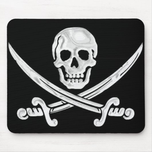 Piratenflagge Mousepad (Vorne)