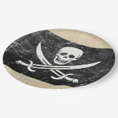 Piratenflagge Neverland Teller (Schrägansicht)