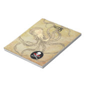 Piratenflagge Notizblock (Rotiert)