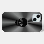 Piratenflagge Onyx Skull Case-Mate iPhone Hülle (Rückseite (Horizontal))