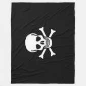 PIRATENFLAGGE PIRAT FLAG FLEECEDECKE (Vorderseite)