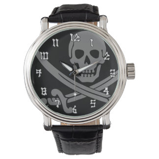Piratenflagge Pirate Armbanduhr