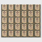 Piratenflagge Pirate Birthday Party Geschenkpapier (Flach)