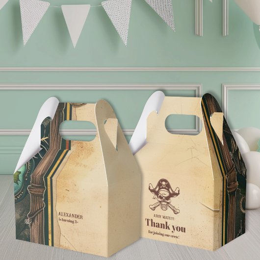 Piratenflagge Pirate Birthday Party Geschenkschachtel