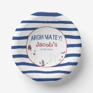 Piratenflagge Pirate Birthday Party Pappteller