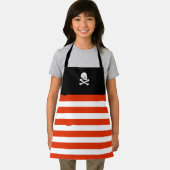Piratenflagge Pirate Black und Red Birthday Kids Schürze (Insitu)