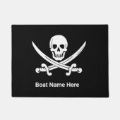 Piratenflagge Pirate Custom Boat Fußmatte (Vorderseite)