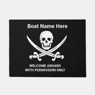 Piratenflagge Pirate Custom Boat Fußmatte