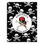 PIRATENFLAGGE PIRATE FOTODRUCK (Vorne)