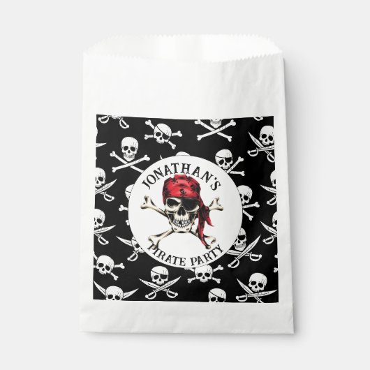 PIRATENFLAGGE PIRATE GESCHENKTÜTCHEN (Vorderseite)