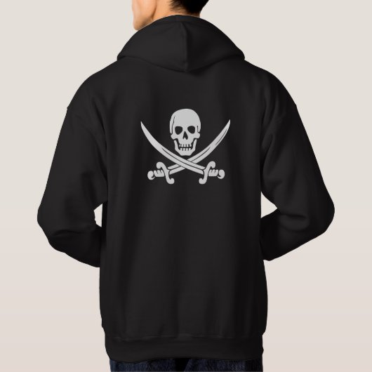 Piratenflagge Pirate Hoodie (Rückseite)