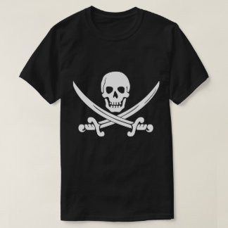 Piratenflagge Pirate Mens Black T - Shirt