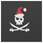 +{ Piratenflagge }+{ Pirate Santa }++ Stoff (Nahaufnahme)