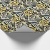 Piratenflagge Pirate Schatztruhe Geschenkpapier (Ecke)