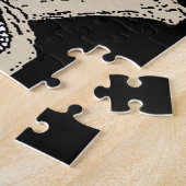 Piratenflagge Pirate Skull Bones Red Bandanna Puzzle (Seite)