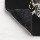 Piratenflagge Pirate Skull Crossbones Halloween Mousepad (Ecke)