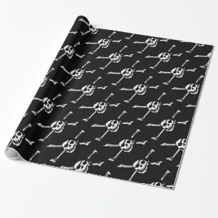 Piratenflagge Pirate Skull Wrapping Paper Geschenkpapier