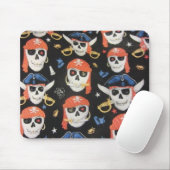Piratenflagge Pirate Skulls Mousepad (Mit Mouse)