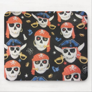 Piratenflagge Pirate Skulls Mousepad