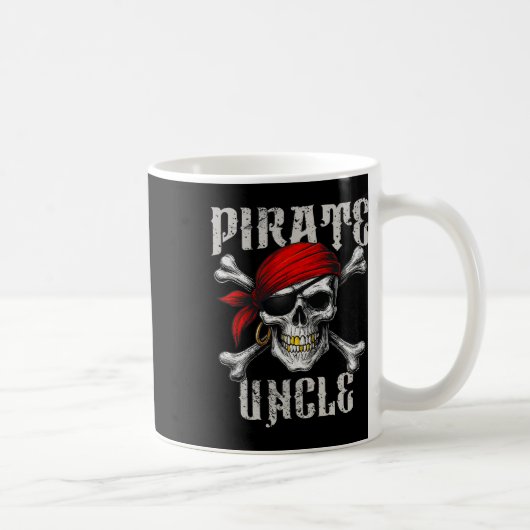 Piratenflagge Pirate und Schädelknochen Kaffeetasse (Rechts)