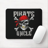 Piratenflagge Pirate und Schädelknochen Mousepad (Mit Mouse)