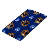 Piratenflagge Pirate Wheel Magnet (Linke Seite)