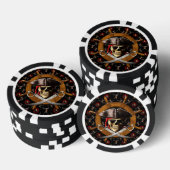 Piratenflagge Pirate Wheel Pokerchips (Stapel)