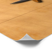 Piratenflagge Pirate Wheel Poster (Ecke)