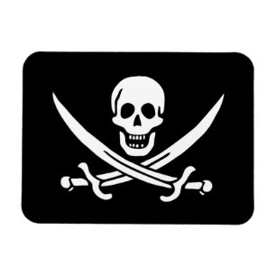 Piratenflagge-Piraten-Flagge Magnet