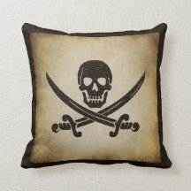 Piratenflagge-Piraten-Flaggethrow-Kissen