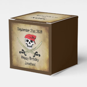 Piratenflagge-Piraten-Gastgeschenk-Kasten Geschenkschachtel