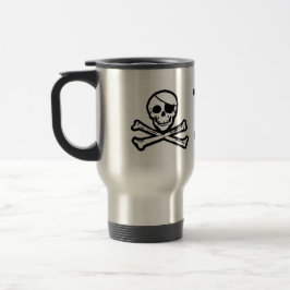 Piratenflagge-Piraten-Grog-Reise-Tasse Reisebecher