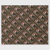 Piratenflagge-Piraten-Weihnachten Geschenkpapier (Flach)