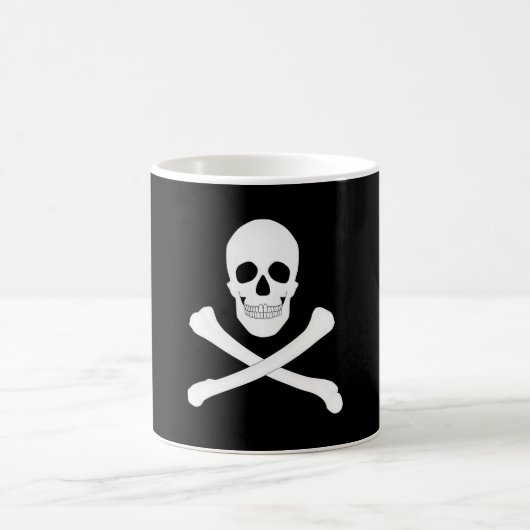 Piratenflagge (Piratenflagge) Kaffeetasse (Mittel)