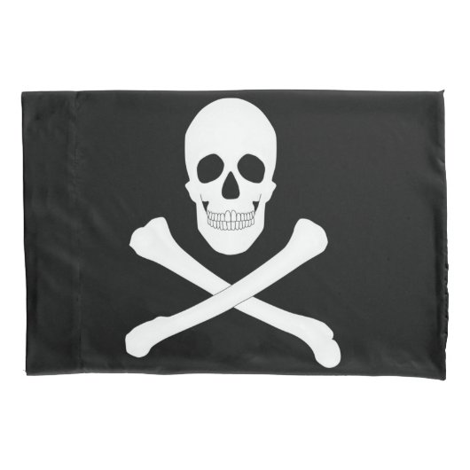 Piratenflagge (Piratenflagge) Kissenbezug (Vorderseite)