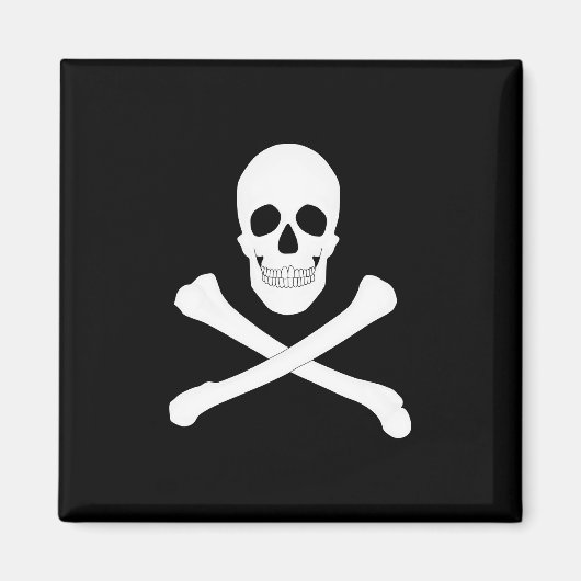Piratenflagge (Piratenflagge) Magnet (Vorne)