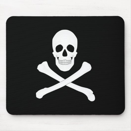 Piratenflagge (Piratenflagge) Mousepad (Vorne)