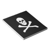 Piratenflagge (Piratenflagge) Notizblock (angewinkelt)