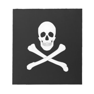 Piratenflagge (Piratenflagge) Notizblock