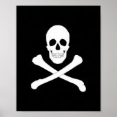 Piratenflagge (Piratenflagge) Poster (Vorne)