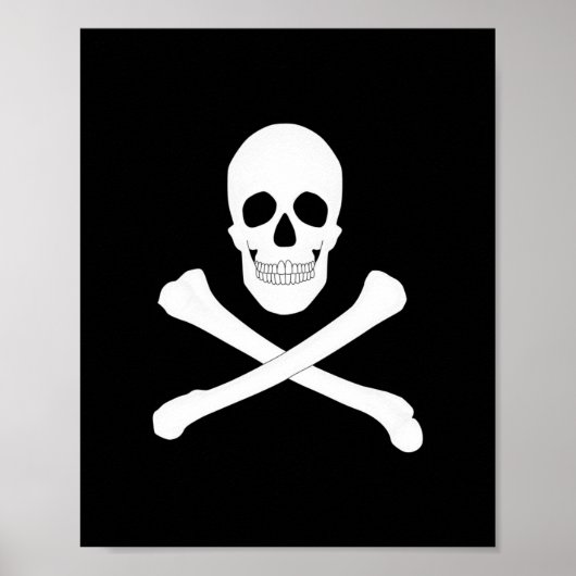 Piratenflagge (Piratenflagge) Poster (Vorne)