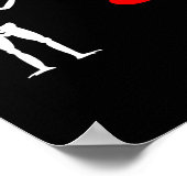 Piratenflagge Piratenflagge Skelett Hallow Poster (Ecke)