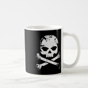 Piratenflagge Piratenhügel und Kreuzbeinflagge Hal Kaffeetasse
