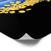 Piratenflagge, Piratenschiff & Piratenpost Poster (Ecke)