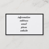 Piratenflagge, Piratenschiff & Piratenpost Visitenkarte (Rückseite)