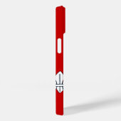 PIRATENFLAGGE, PIRATHAT UND DREI LILIEN Case-Mate iPhone HÜLLE (Rückseite / Rechts)