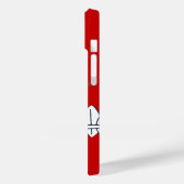 PIRATENFLAGGE, PIRATHAT UND DREI LILIEN Case-Mate iPhone HÜLLE (Rückseite / Links)