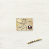 Piratenflagge Post-it Klebezettel (Auf Schreibtisch)